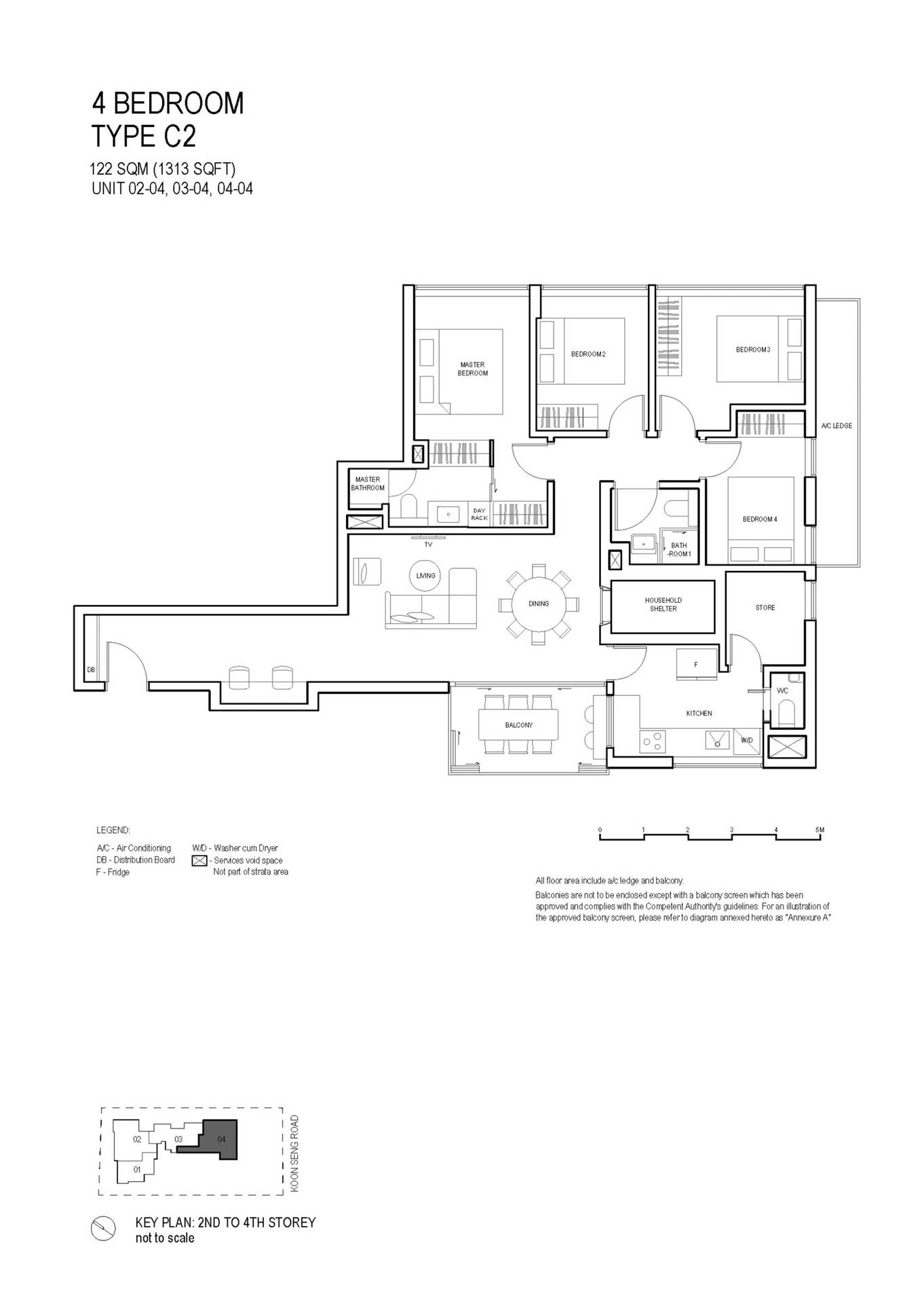 Koon Seng House floorplan